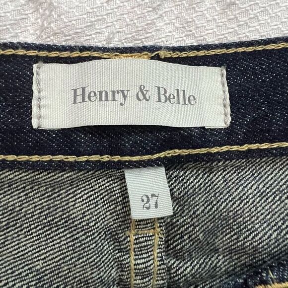 Henry & Belle Ryan Relaxed Skinny jeans Slightly Distressed Sz 27 Women’s NWT - Picture 3 of 9